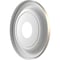 Ekena Millwork PVC Medallion (Canopies up to 7 1/2"), 13"OD x 3 1/2"ID x 1 1/4"P, Metallic Silver Metallic CMP13TRCSV - alternate 2